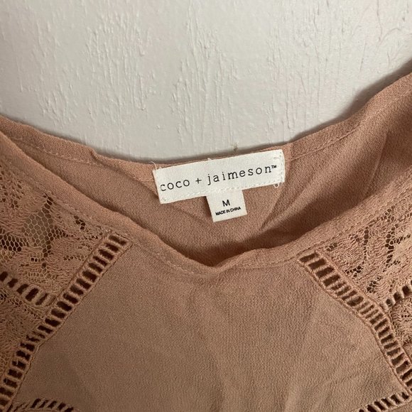 Coco & Jaimeson Tan Flowy Tank - Picture 5 of 5